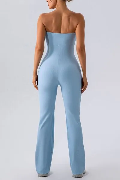 Sleeveless Straight Active Jumpsuit