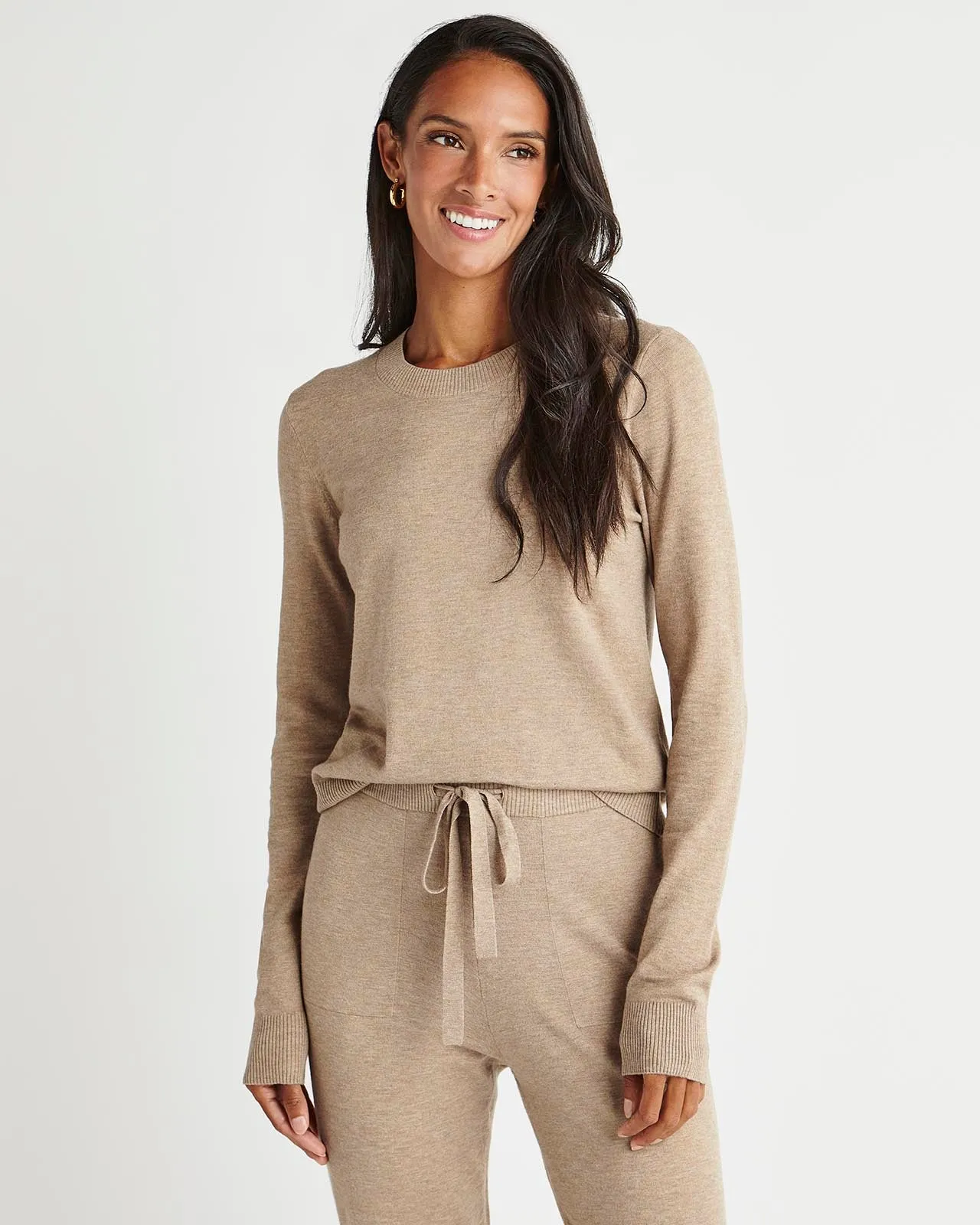 Splendid x Cella Jane Solid Crewneck Sweater