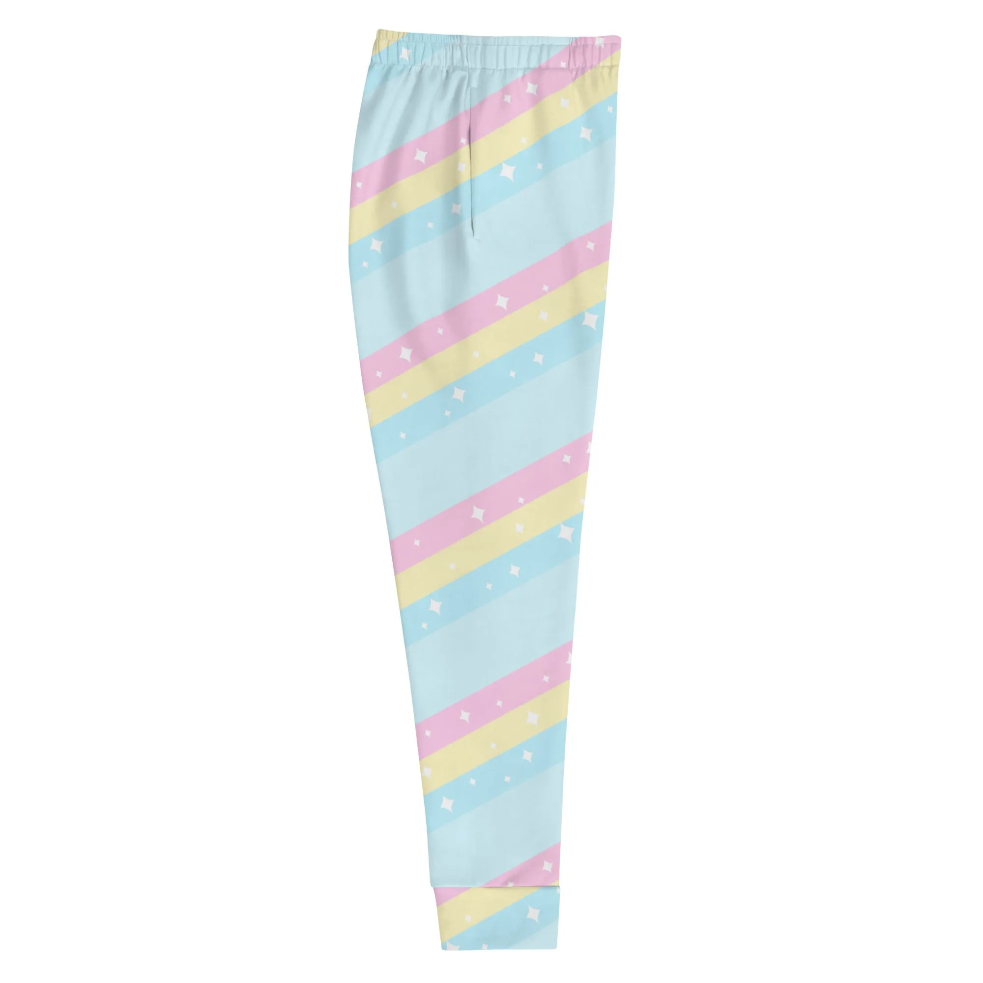 Teatime Fantasy Blue Rainbow Women's Joggers