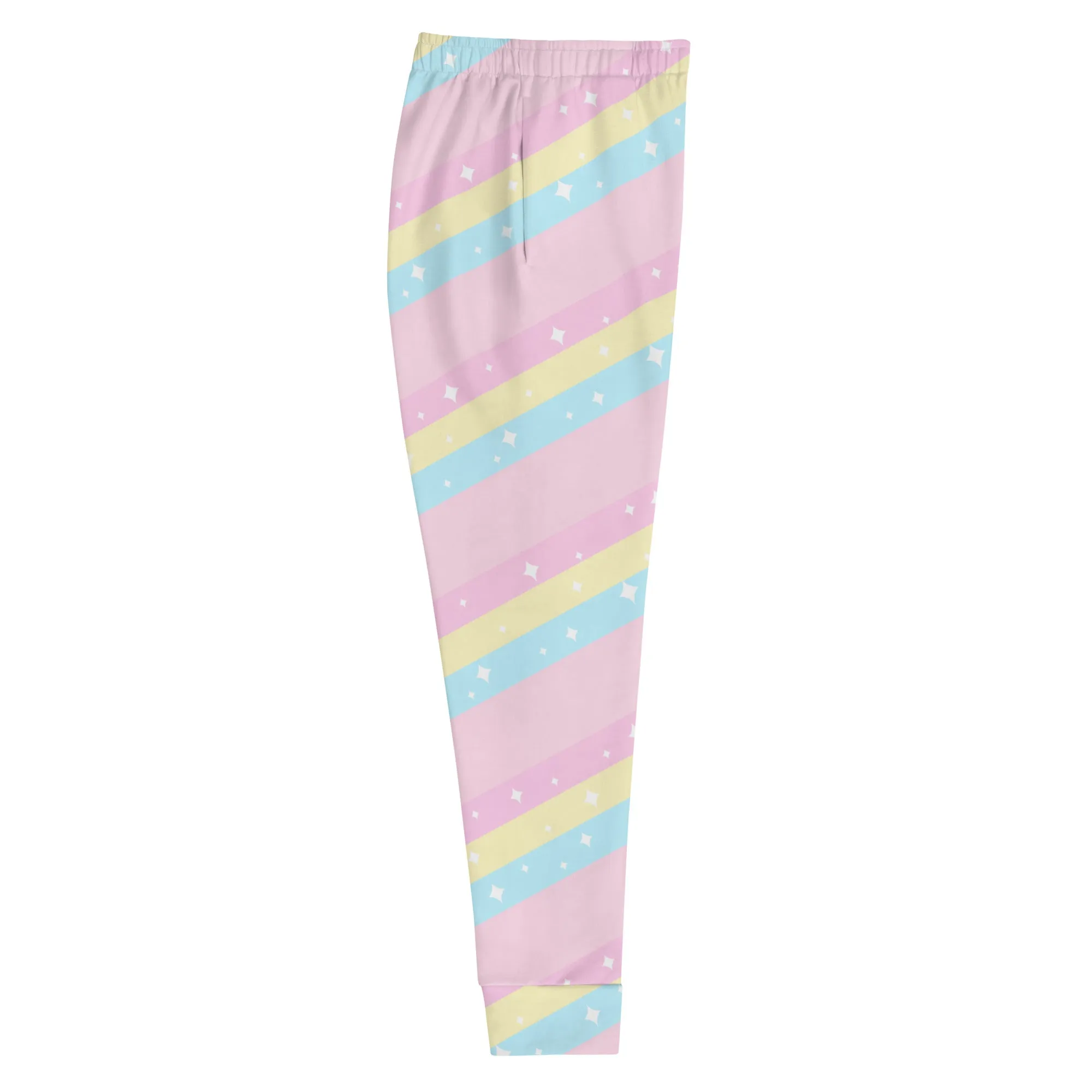 Teatime Fantasy Pink Rainbow Women's Joggers