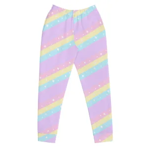 Teatime Fantasy Purple Rainbow Women's Joggers