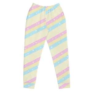 Teatime Fantasy Yellow Rainbow Women's Joggers