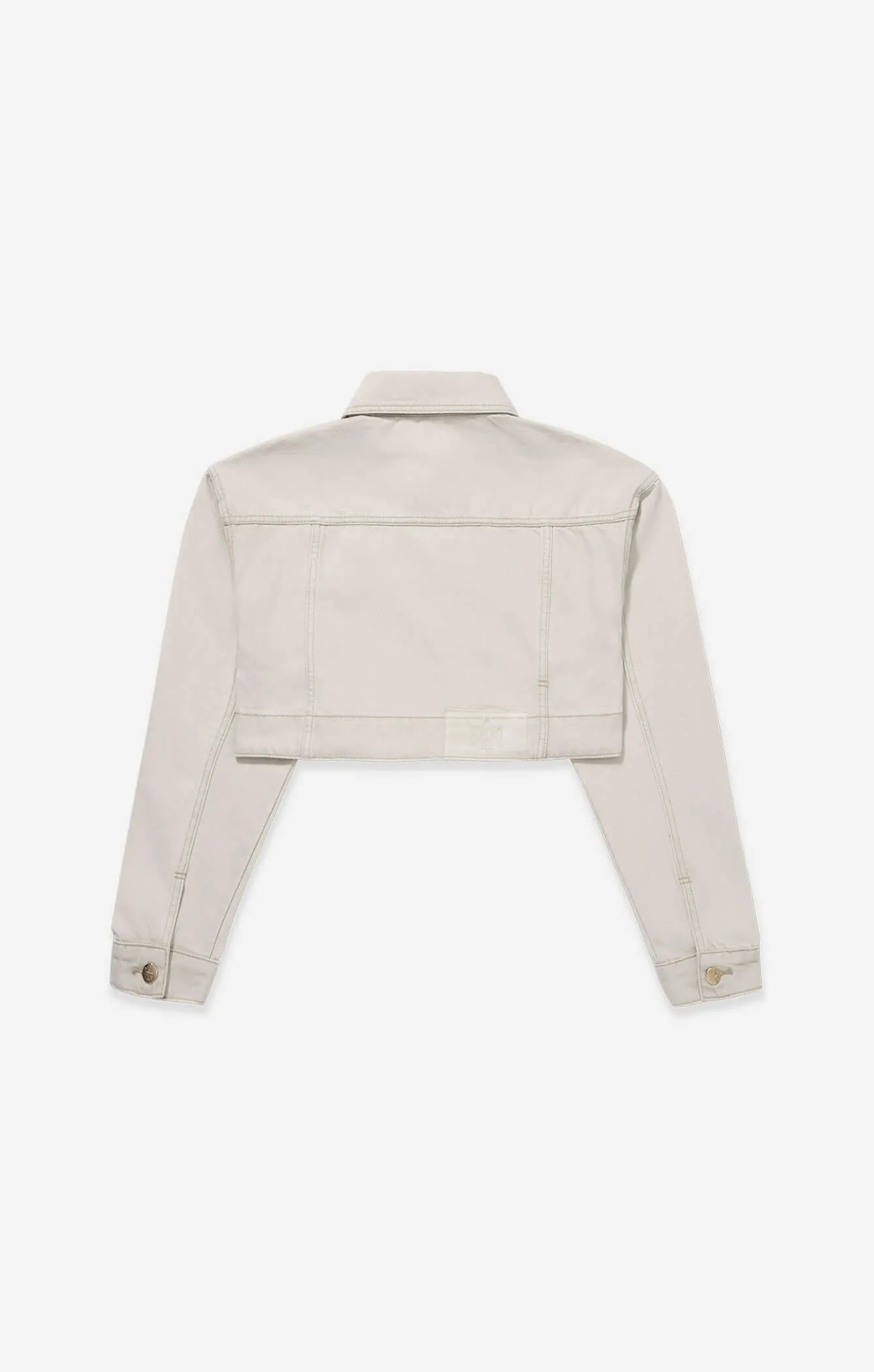 THE BOX CROP JACKET - WASHED STONE