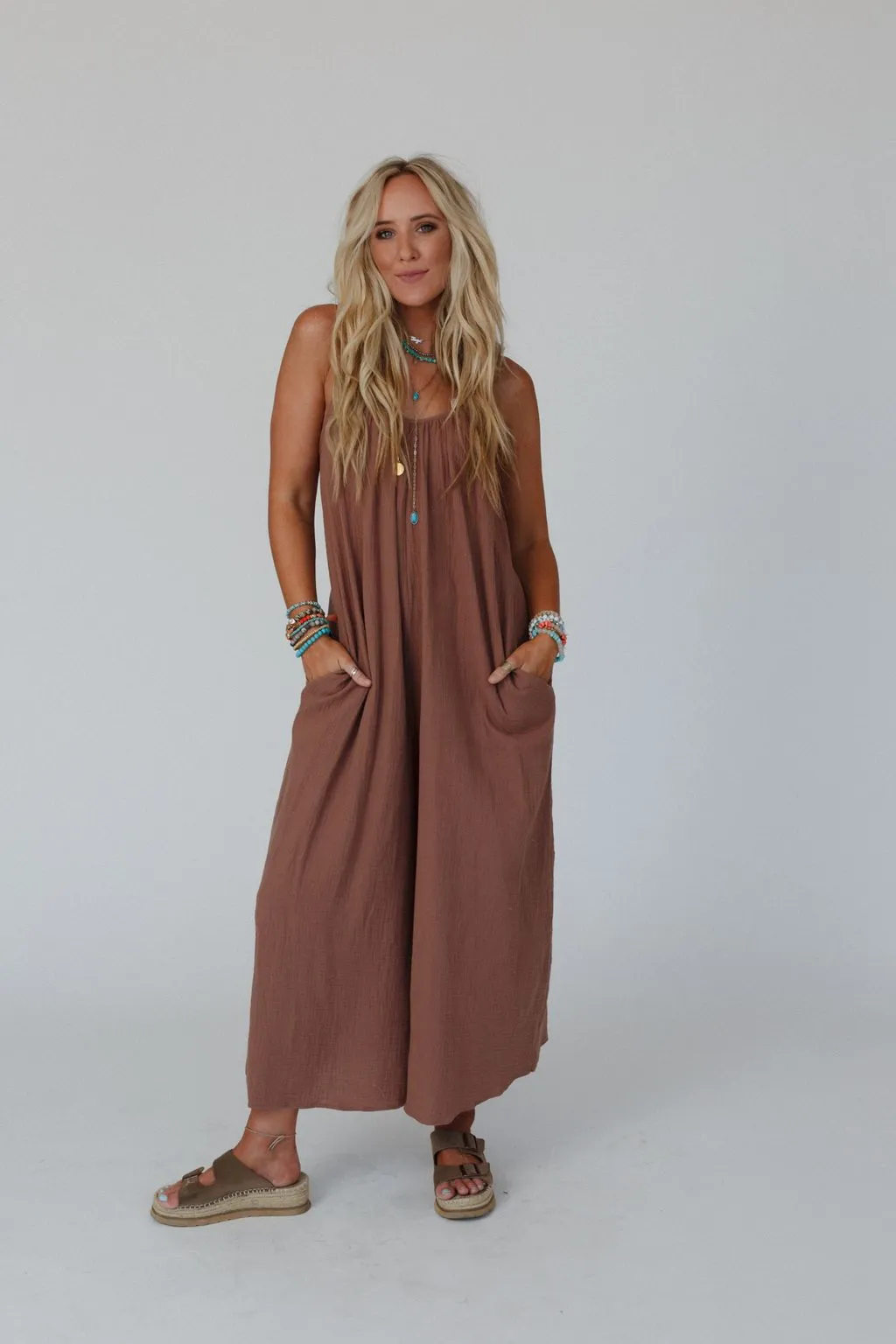 The Nest Seraphina Jumpsuit - Copper