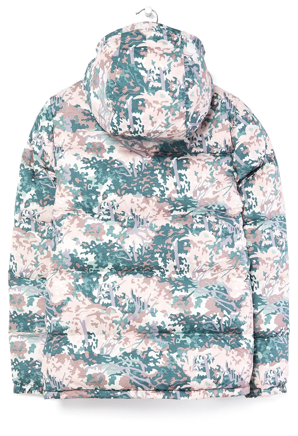 The North Face Print Sierra Women's Down Parka Jacket - Laurel Wreath Green