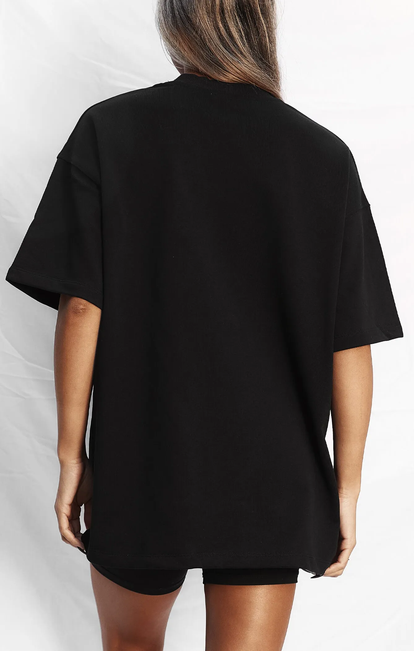 THE TERRY TEE - BLACK