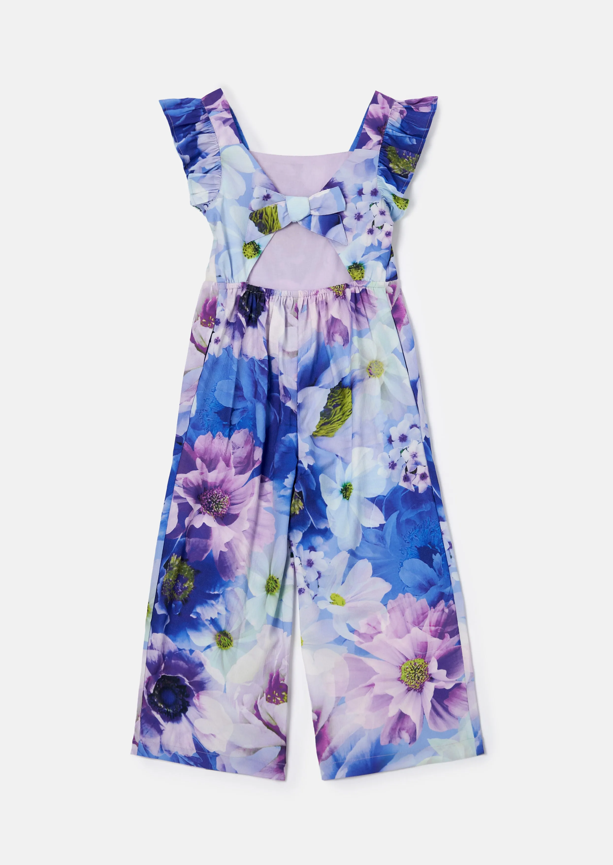 Tia Lavender Bow Back Jumpsuit