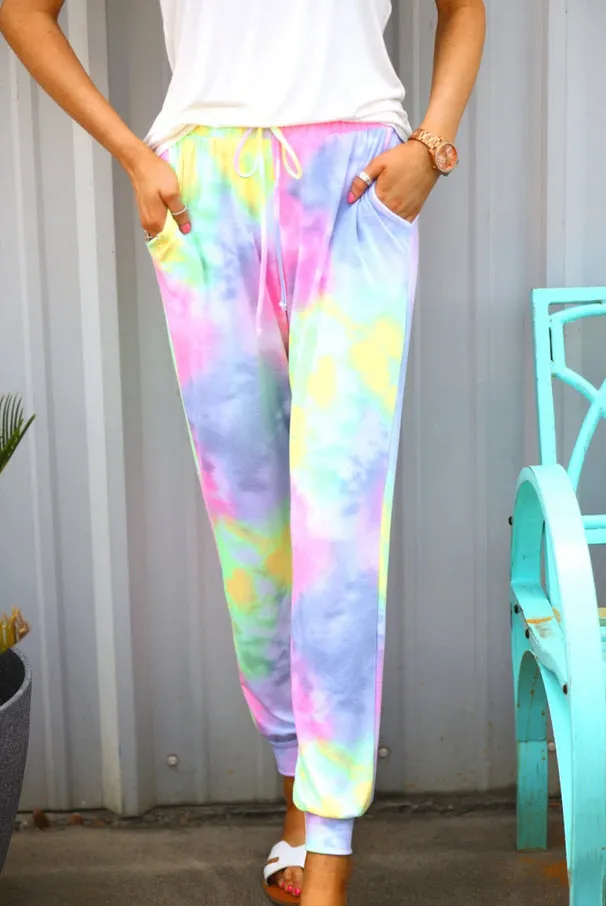 Tie Dye Pastel Joggers