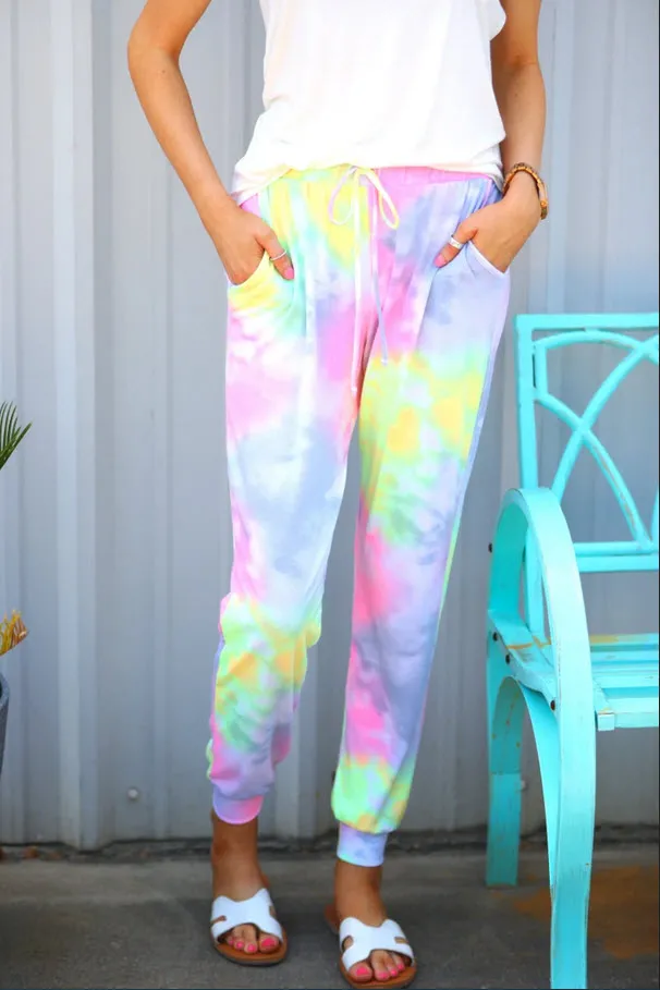 Tie Dye Pastel Joggers