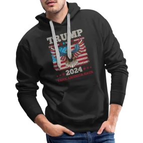 Trump 2024 Take America Back (Flag & Eagle) Men’s Premium Hoodie