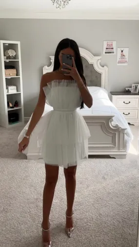 TULLE MINI DRESS