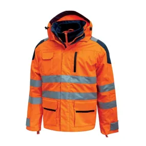 U-POWER BACKER HI-VIS WATERPROOF PARKA