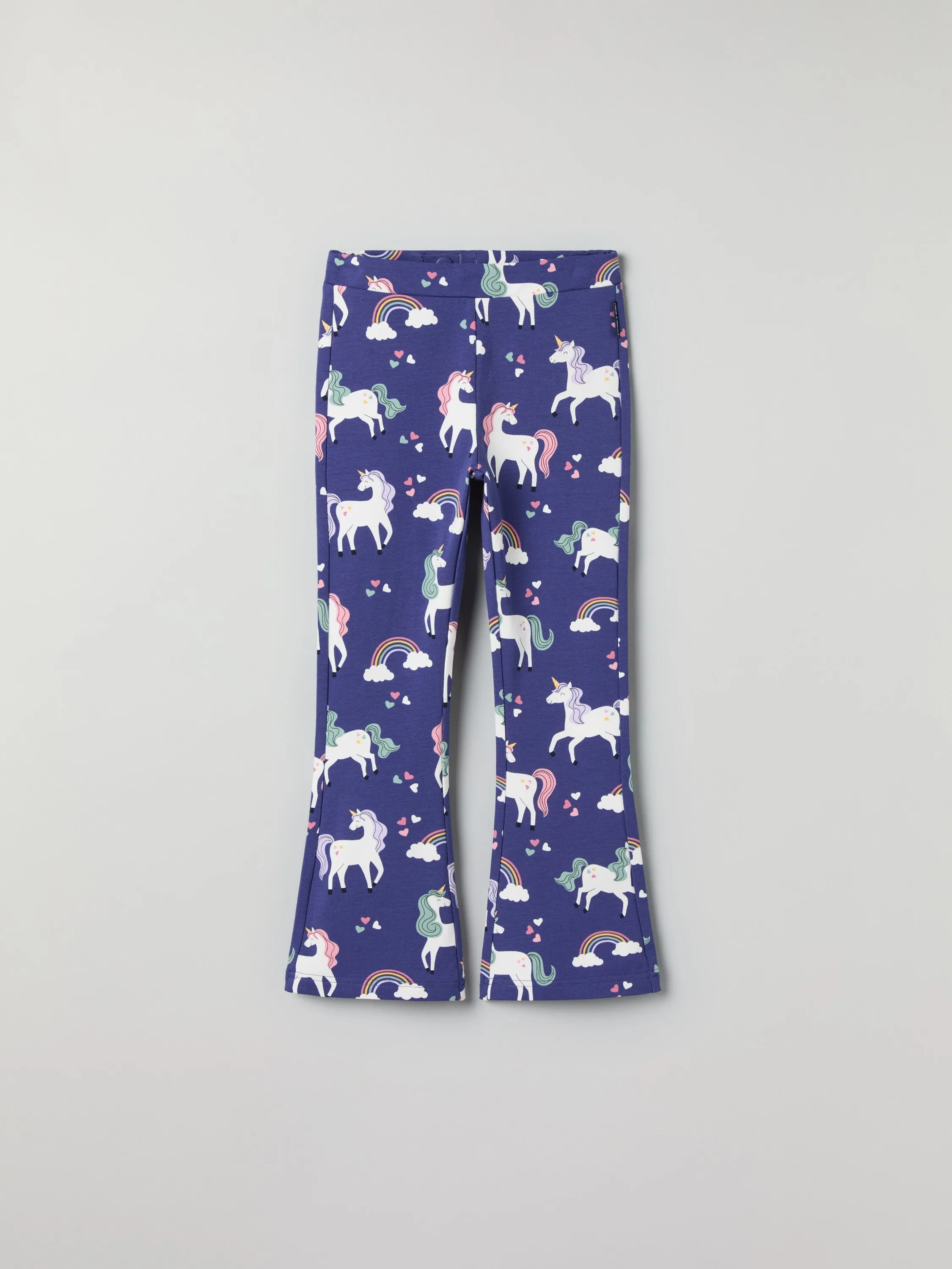 Unicorn Print flared Kids Joggers