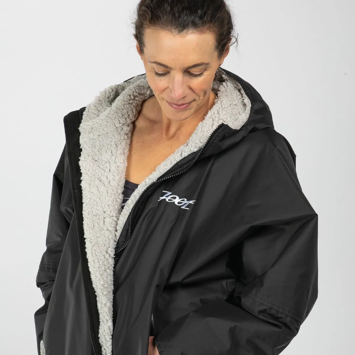 Unisex Ultra Swim Parka - Black