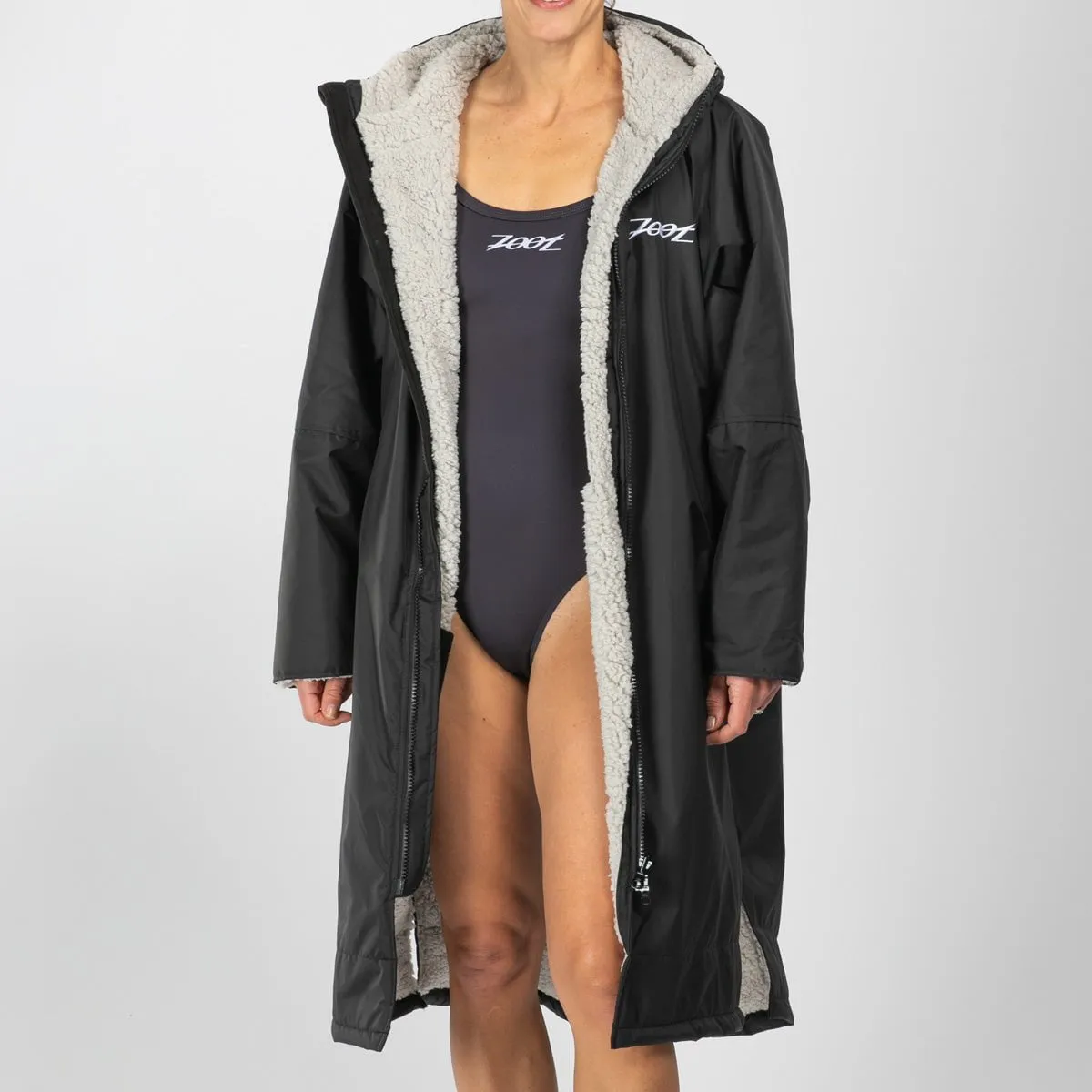 Unisex Ultra Swim Parka - Black