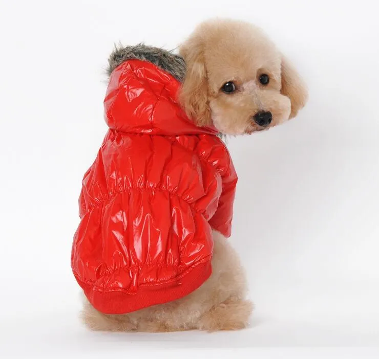 Waterproof Pet Dog Warm Clothes Puppy Jumpsuit Hoodies Vest