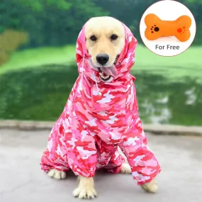 Waterproof Pet Raincoat for Medium to Large Dogs- Outdoor Pet Clothing Coat