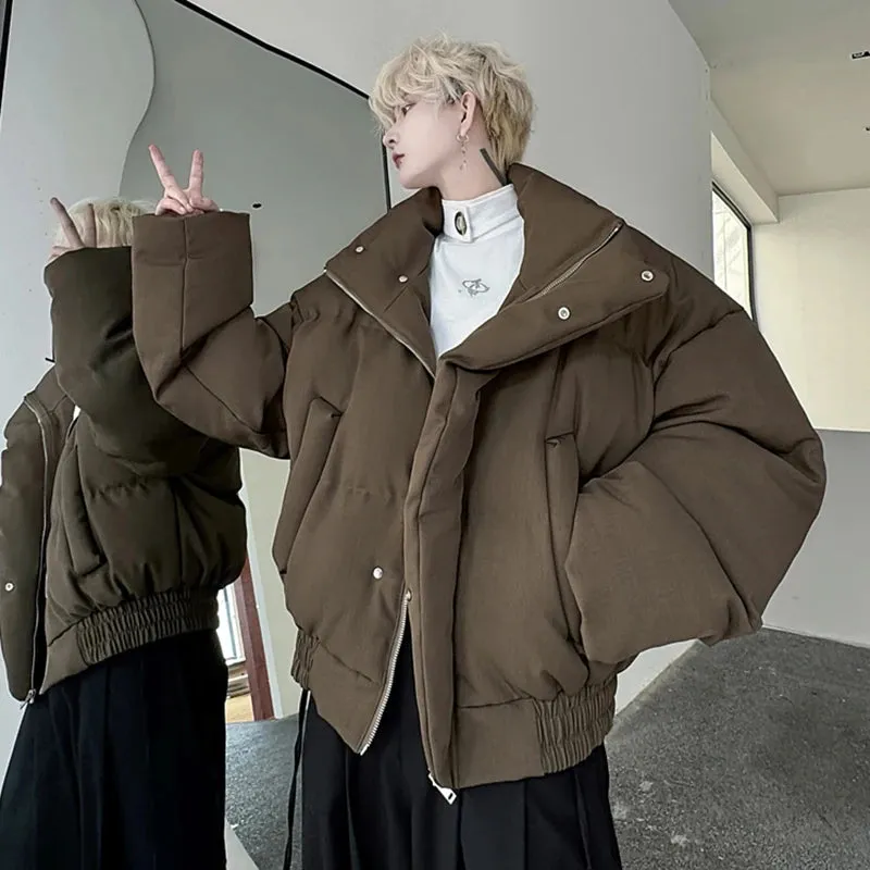 Winter Simple Thick Loose Parka